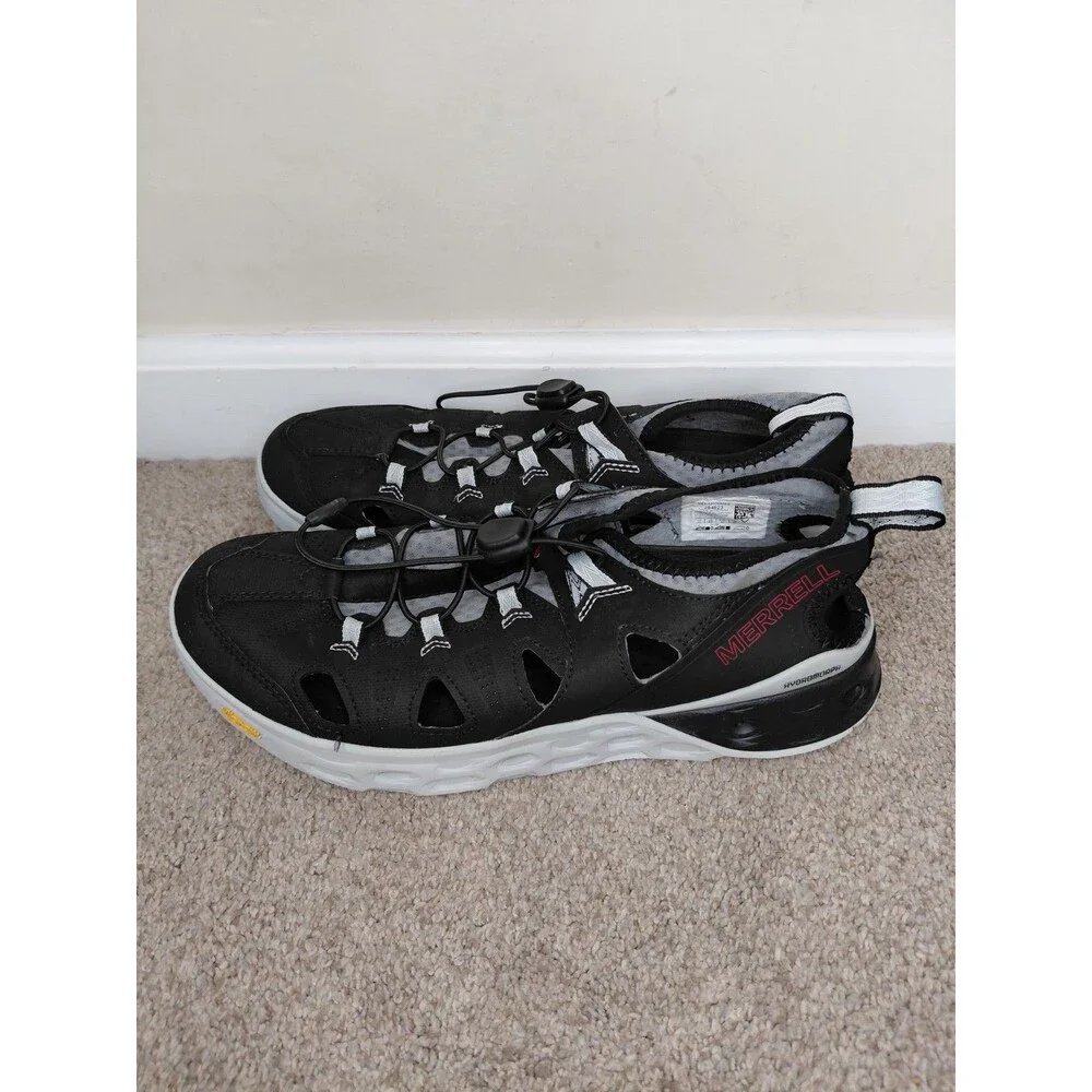 Merrell Tideriser Sieve Sandal mens 10 Black Water Sport Walking Shoes